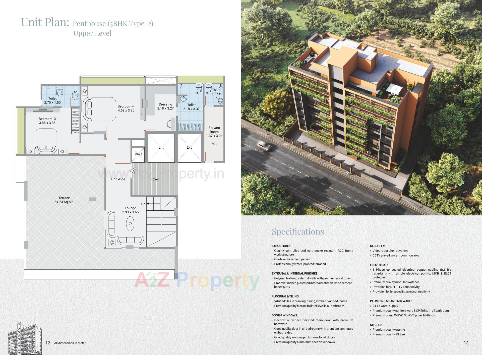 Layout of real estate project Sindur Sattva located at Wadaj, Ahmedabad, Gujarat