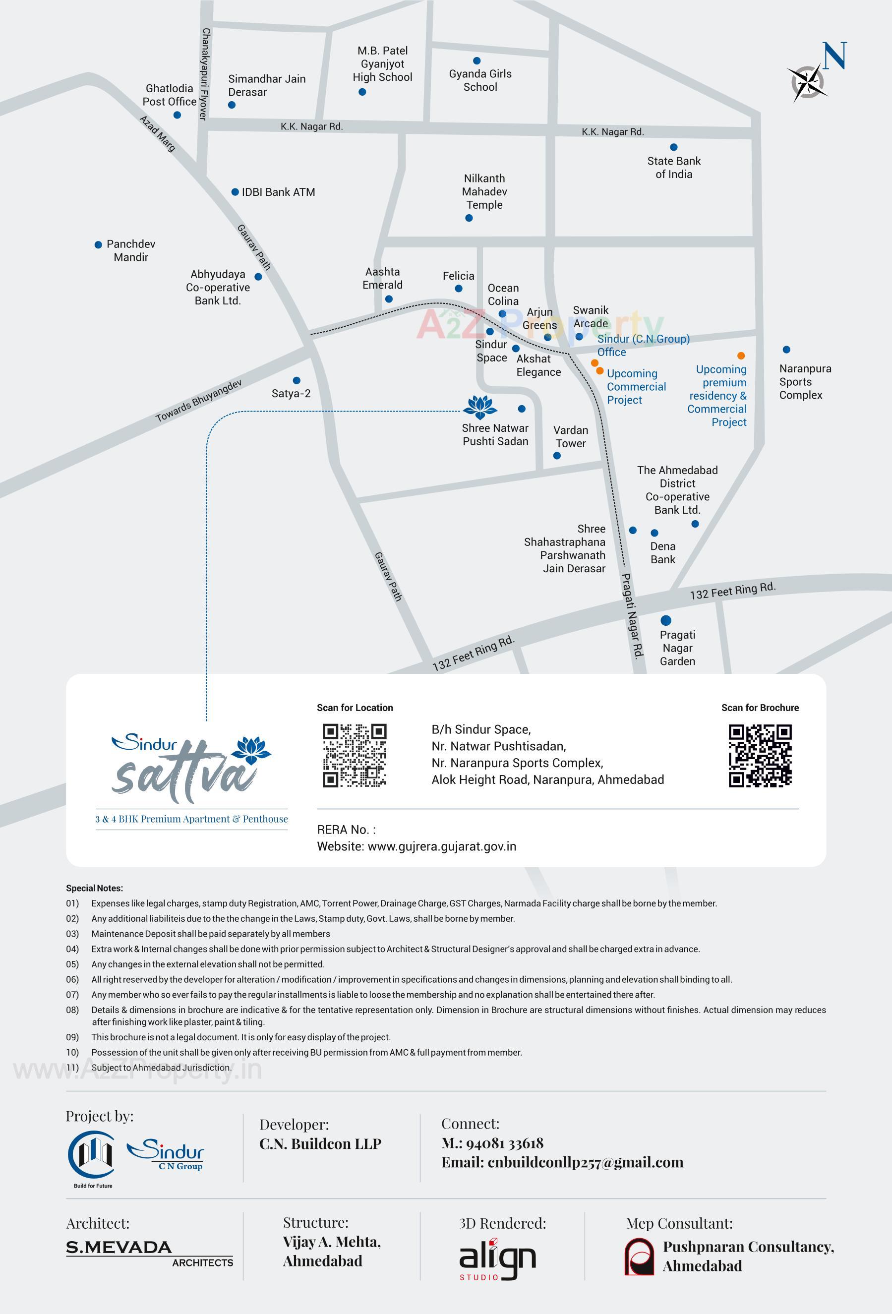  of real estate project Sindur Sattva located at Wadaj, Ahmedabad, Gujarat