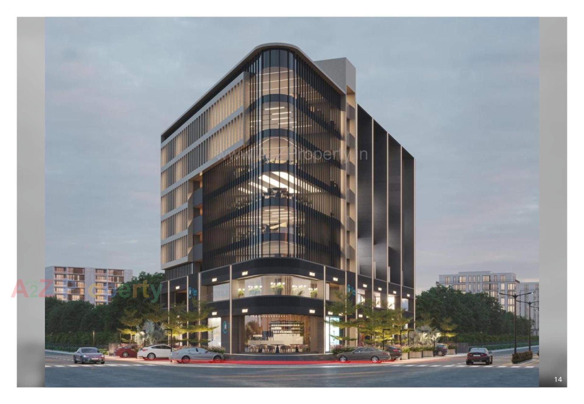 3D Elevation of real estate project Sindur Spectrum located at Wadaj, Ahmedabad, Gujarat