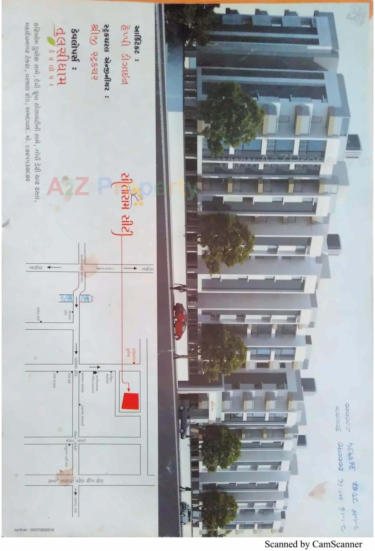  of real estate project Sitaram City located at Vastral, Ahmedabad, Gujarat