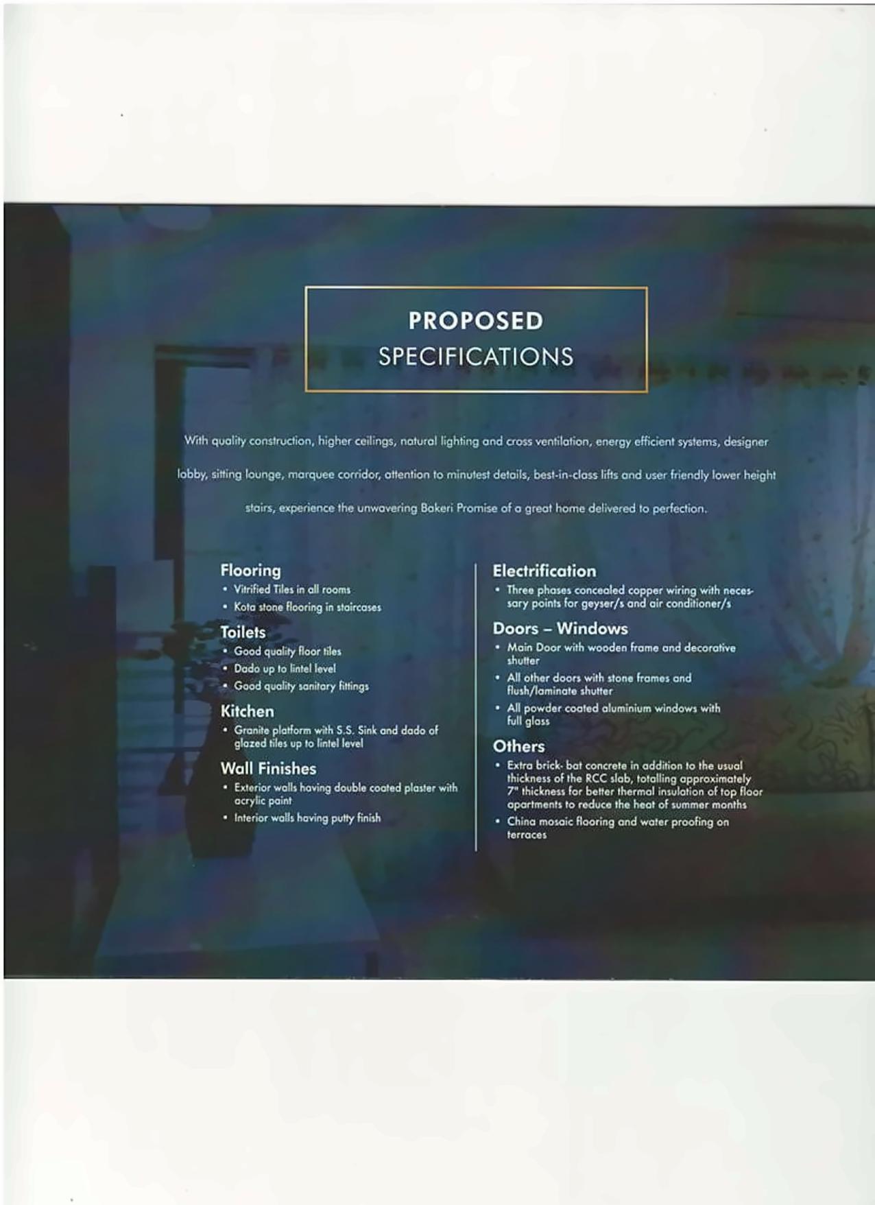 Project Specifications