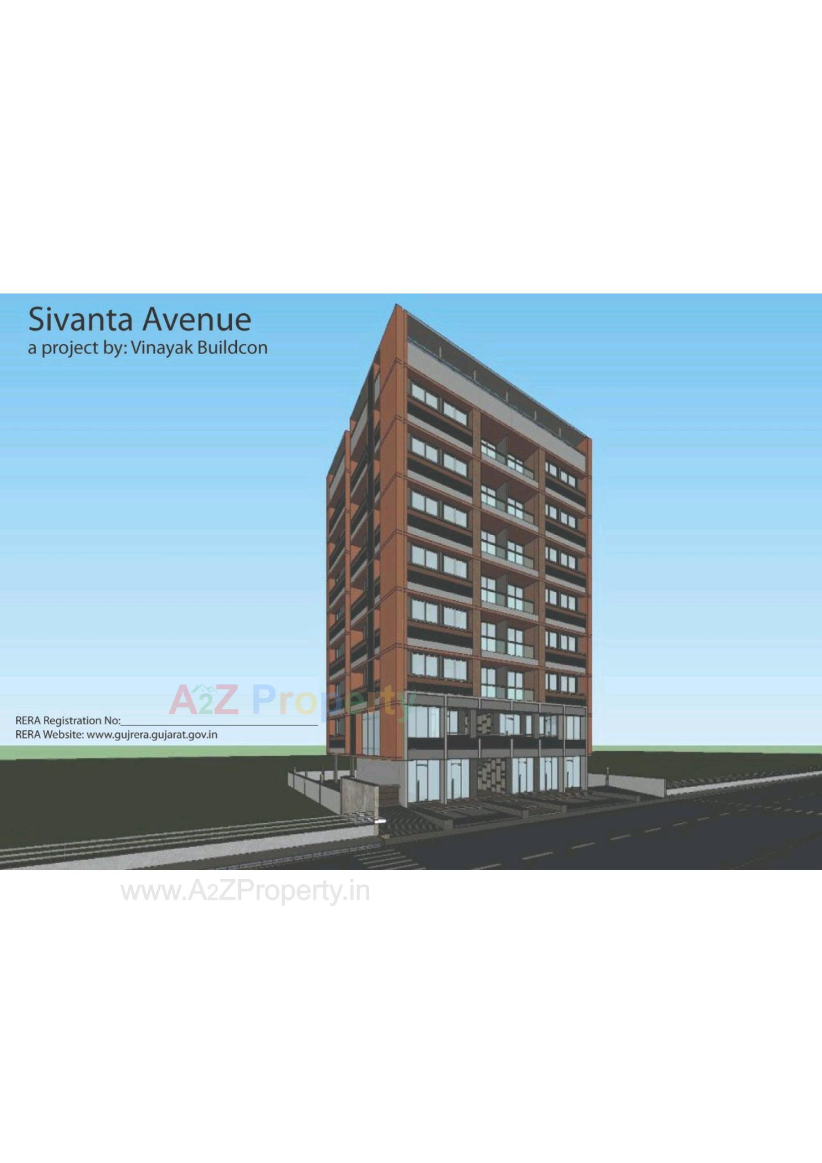 3D Elevation of real estate project Sivanta Avenue located at Khokhara, Ahmedabad, Gujarat