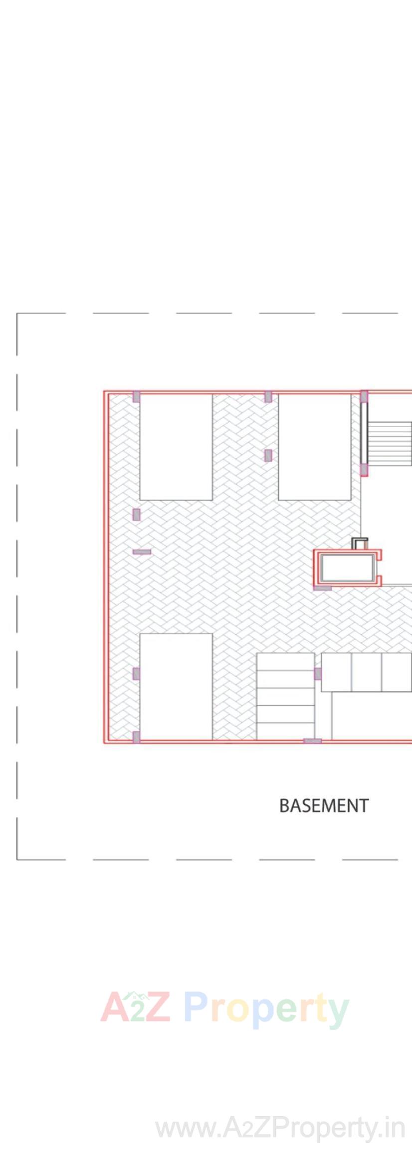 Layout of real estate project Sivanta Avenue located at Khokhara, Ahmedabad, Gujarat