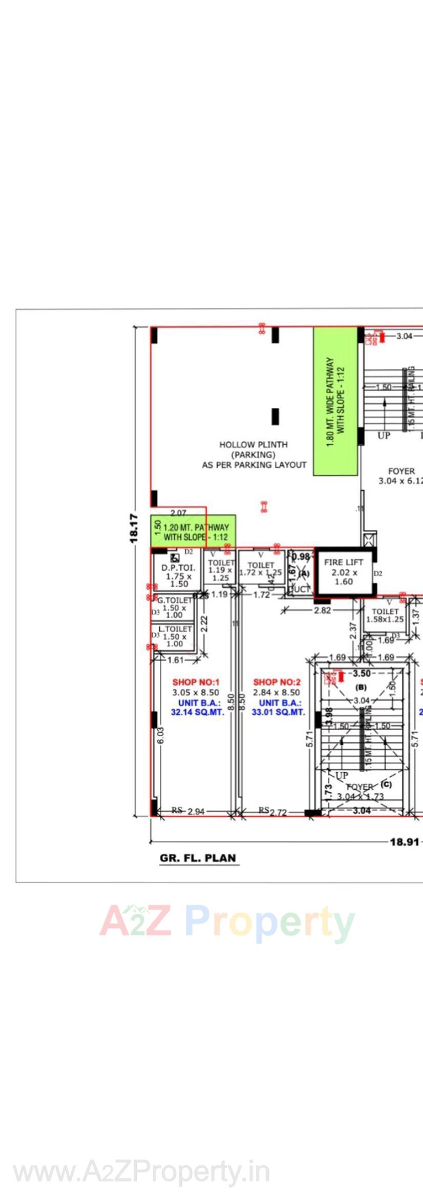 Layout of real estate project Sivanta Avenue located at Khokhara, Ahmedabad, Gujarat