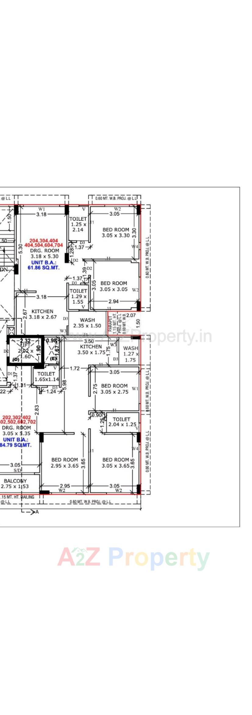 Layout of real estate project Sivanta Avenue located at Khokhara, Ahmedabad, Gujarat
