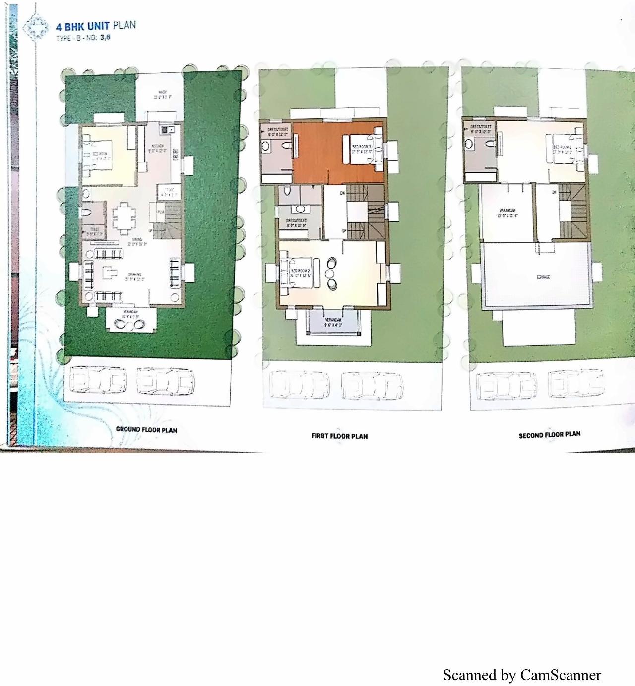 Layout of real estate project Sivanta Villa located at Motera, Ahmedabad, Gujarat