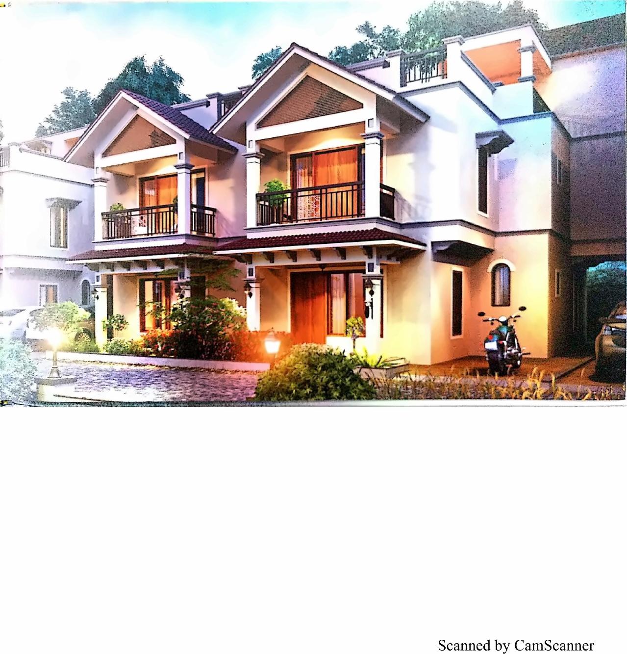 3D Elevation of real estate project Sivanta Villa located at Motera, Ahmedabad, Gujarat
