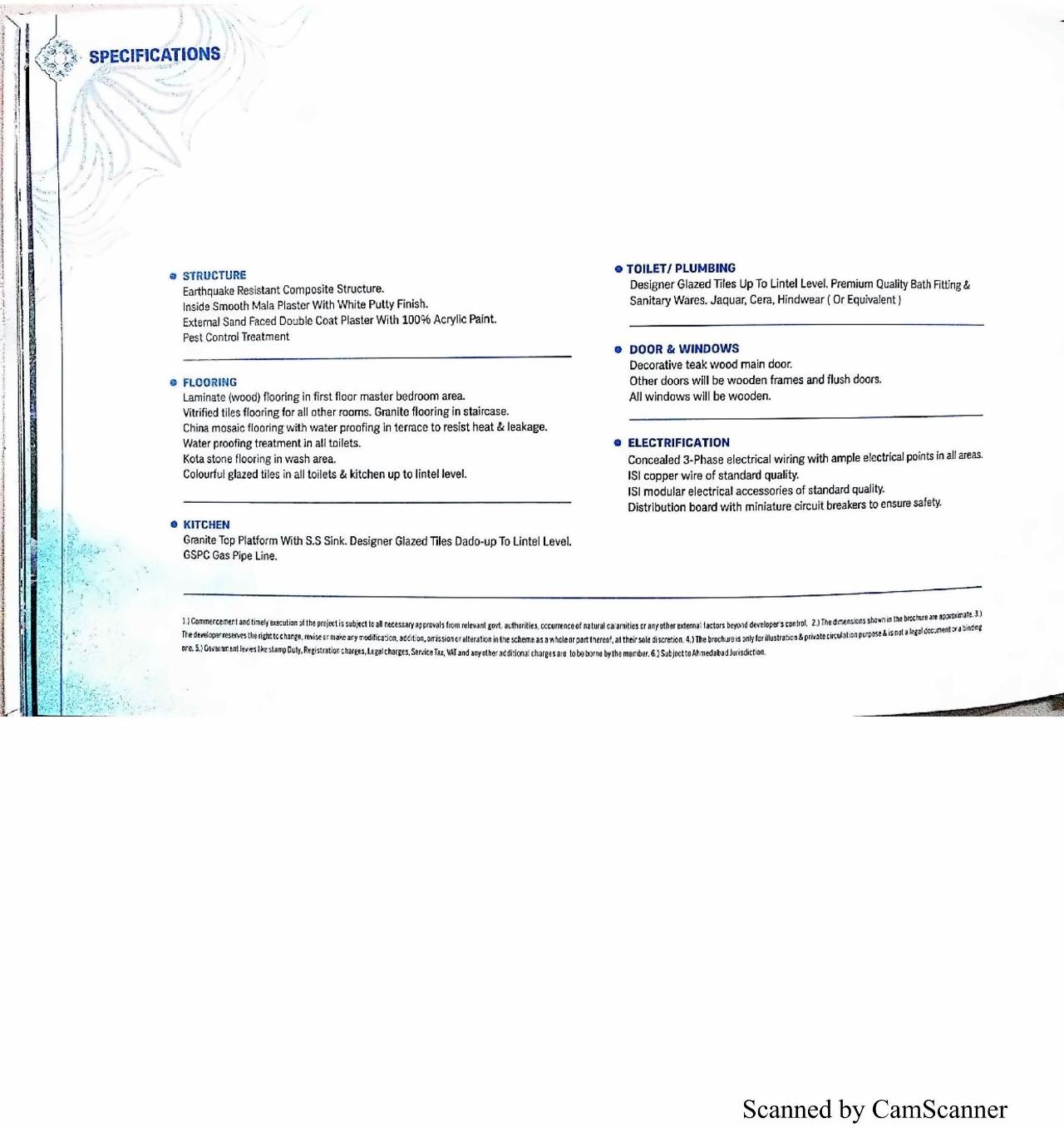 Project Specifications