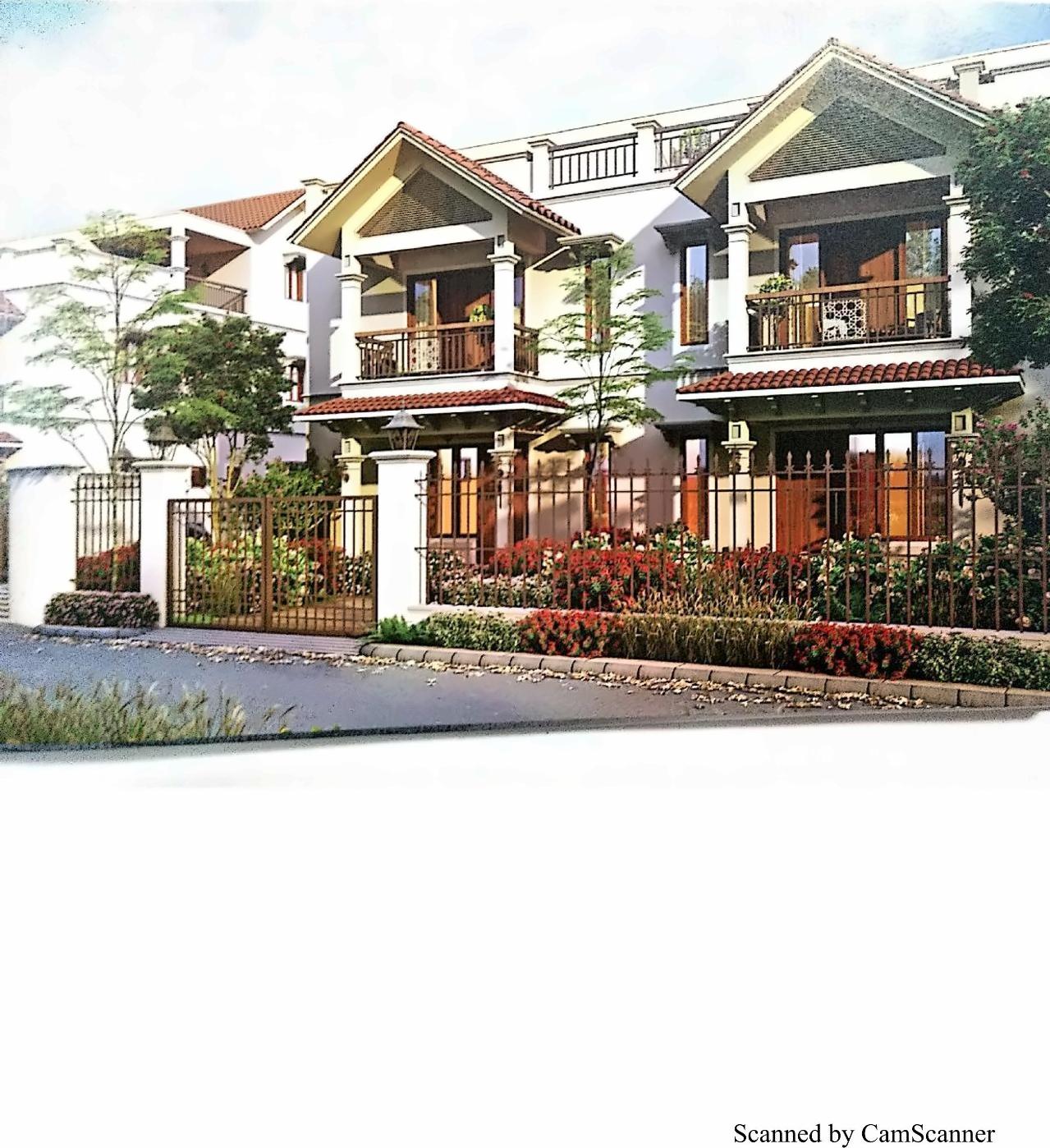 3D Elevation of real estate project Sivanta Villa located at Motera, Ahmedabad, Gujarat