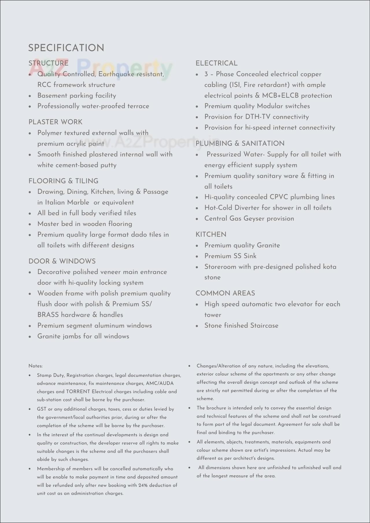 Project Specifications