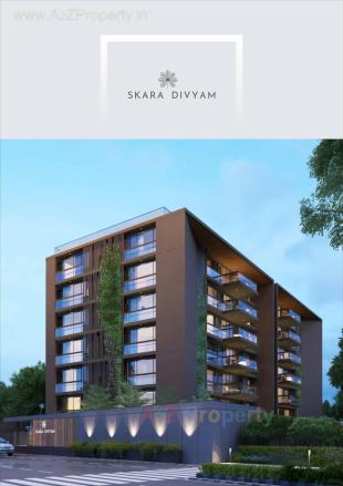Elevation of real estate project Skara Divyam located at Sola, Ahmedabad, Gujarat
