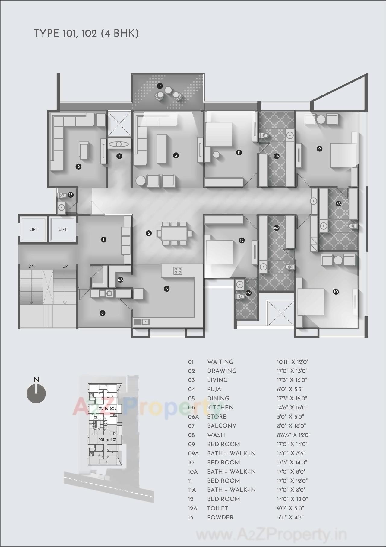 Layout of real estate project Skara Divyam located at Sola, Ahmedabad, Gujarat