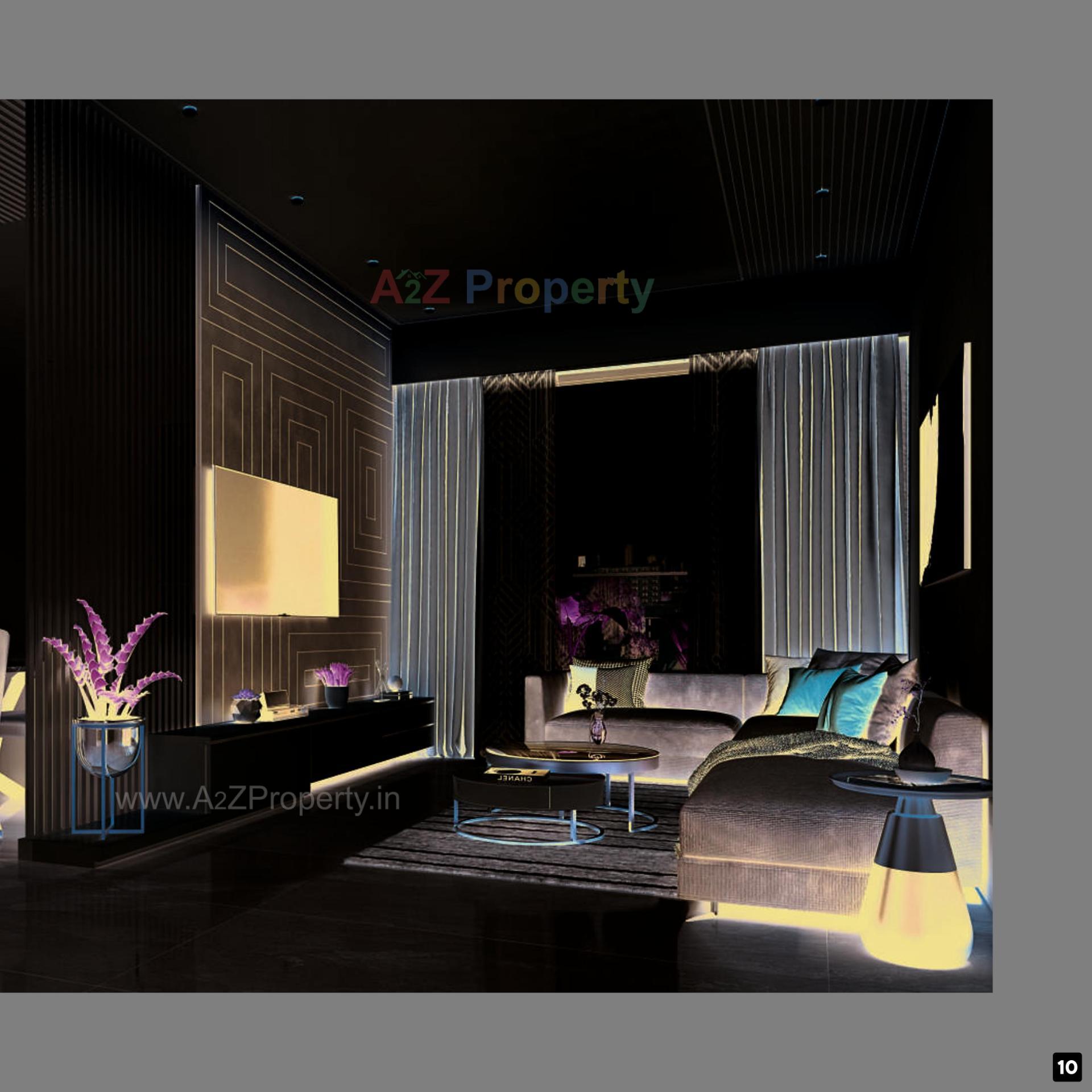 3D Elevation of real estate project Sky Ambience located at Paldi, Ahmedabad, Gujarat