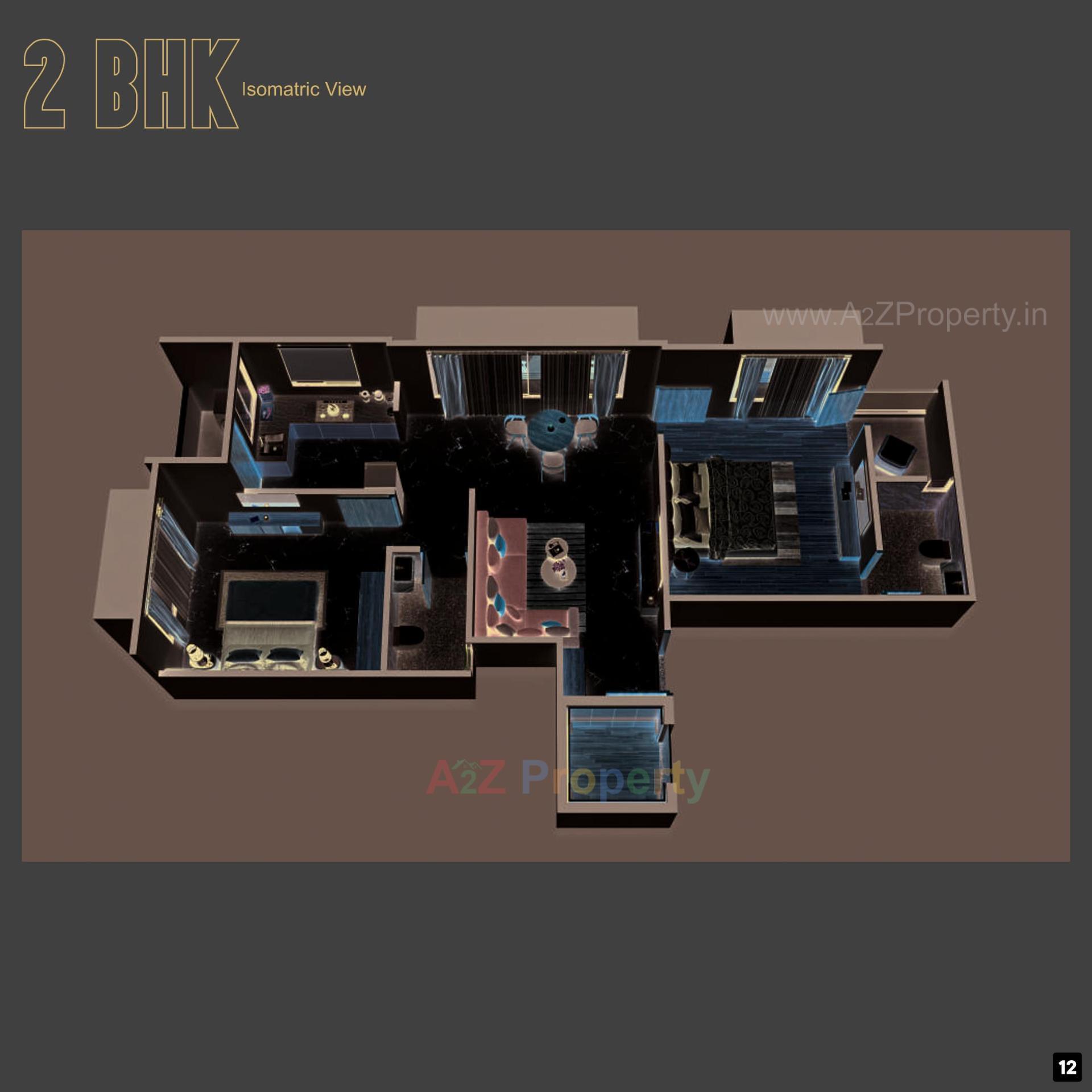 Layout of real estate project Sky Ambience located at Paldi, Ahmedabad, Gujarat