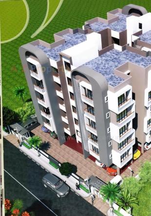 Elevation of real estate project Sky Avenue located at Sarkhej, Ahmedabad, Gujarat