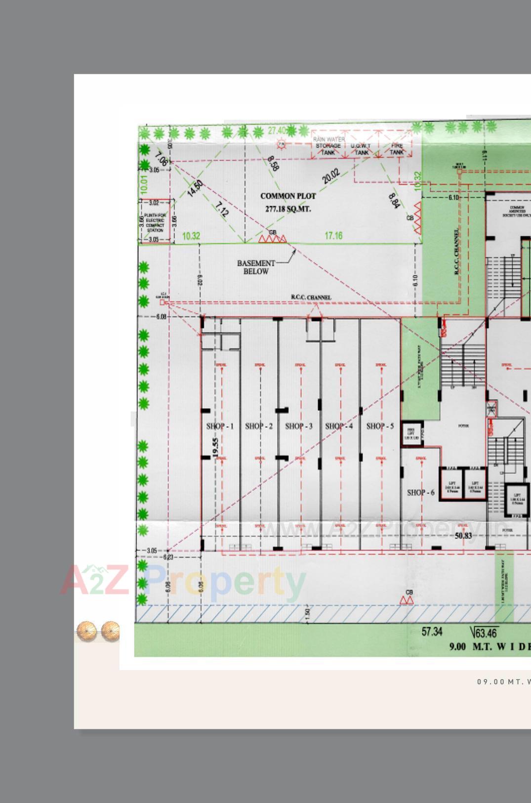 Layout of real estate project Sky Revanta located at Sola, Ahmedabad, Gujarat