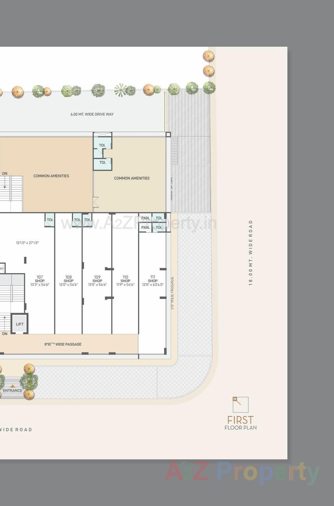 Layout of real estate project Sky Revanta located at Sola, Ahmedabad, Gujarat