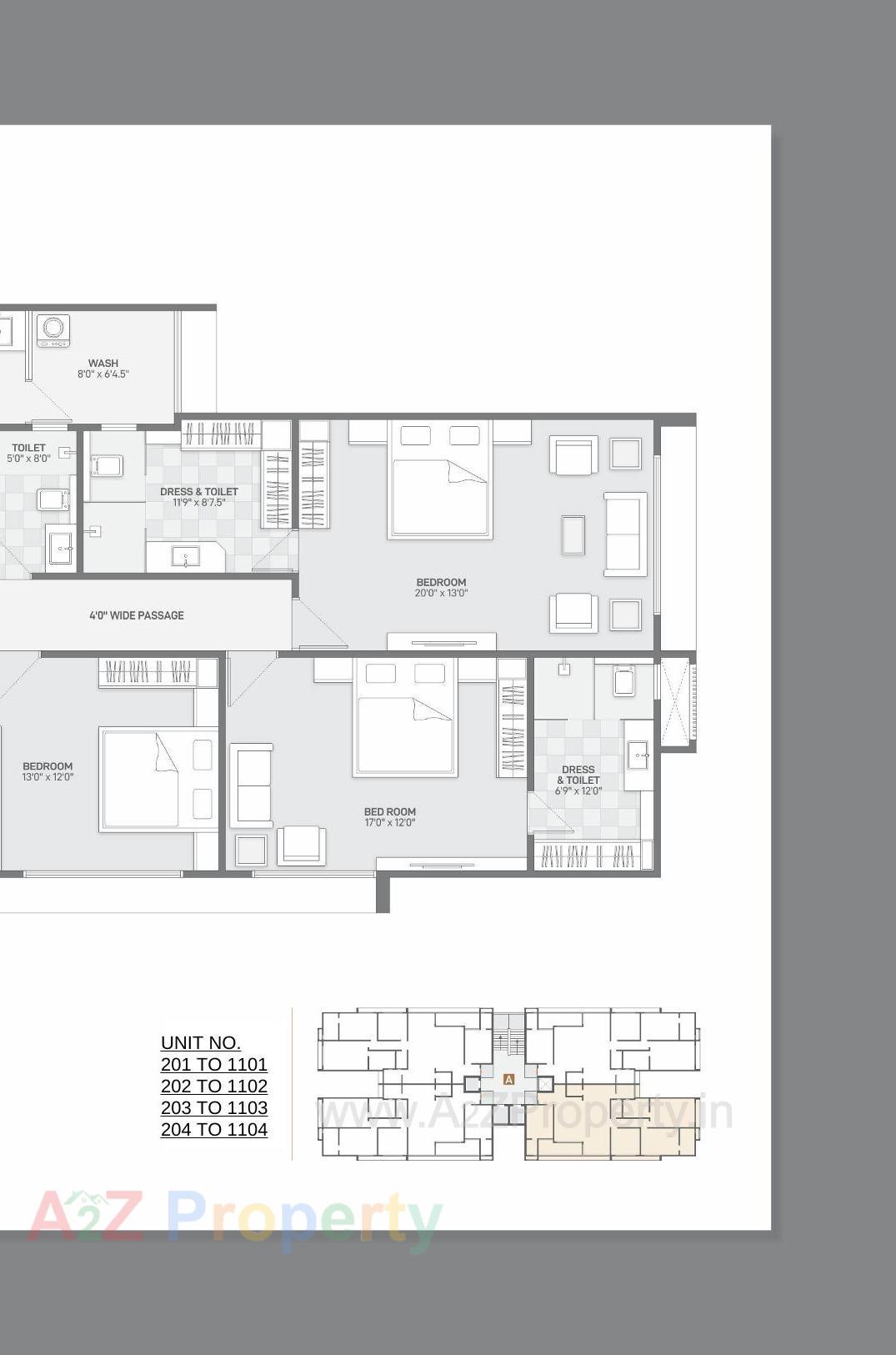 Layout of real estate project Sky Revanta located at Sola, Ahmedabad, Gujarat