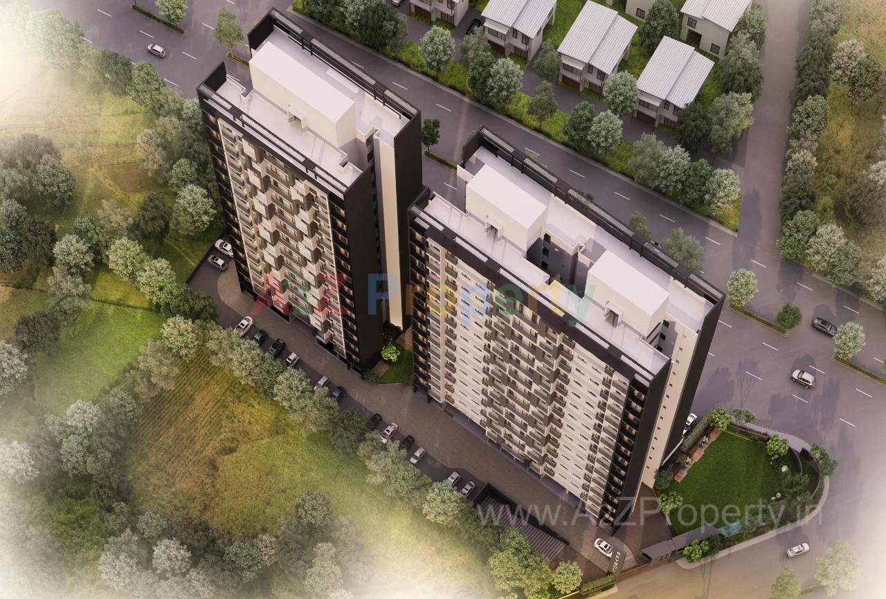 3D Elevation of real estate project Sky Sol located at Ghuma, Ahmedabad, Gujarat