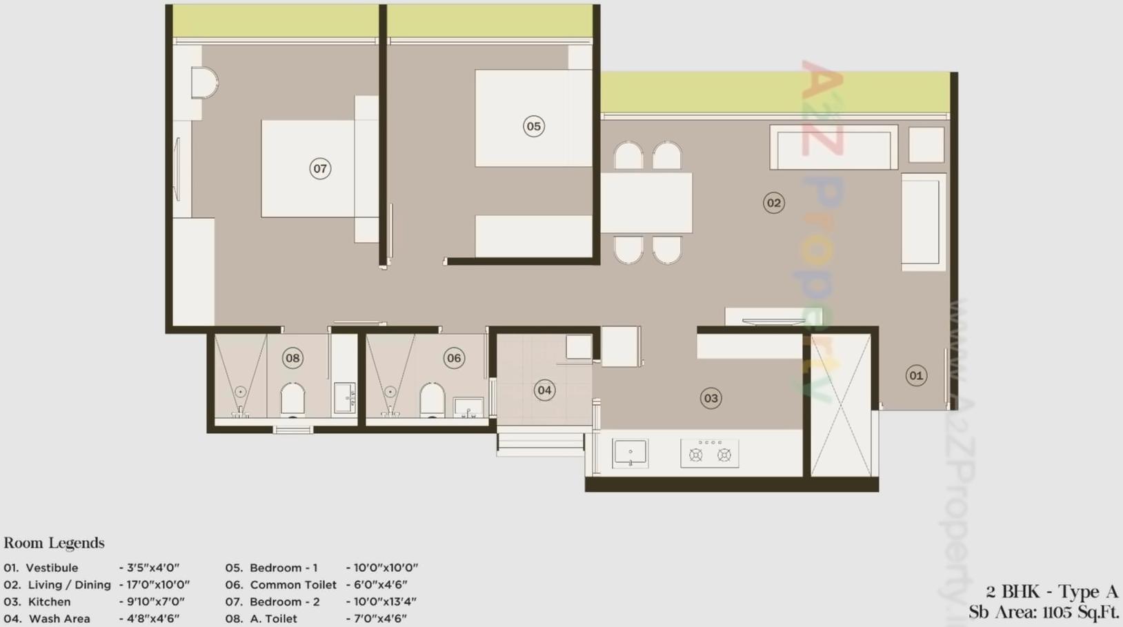 Layout of real estate project Sky Sol located at Ghuma, Ahmedabad, Gujarat
