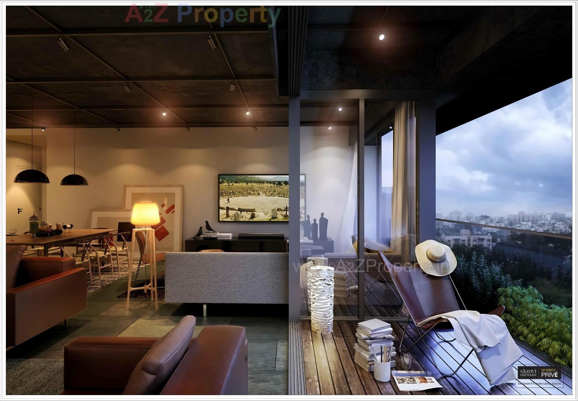 3D Elevation of real estate project Skydeck Prive located at Jodhpur, Ahmedabad, Gujarat