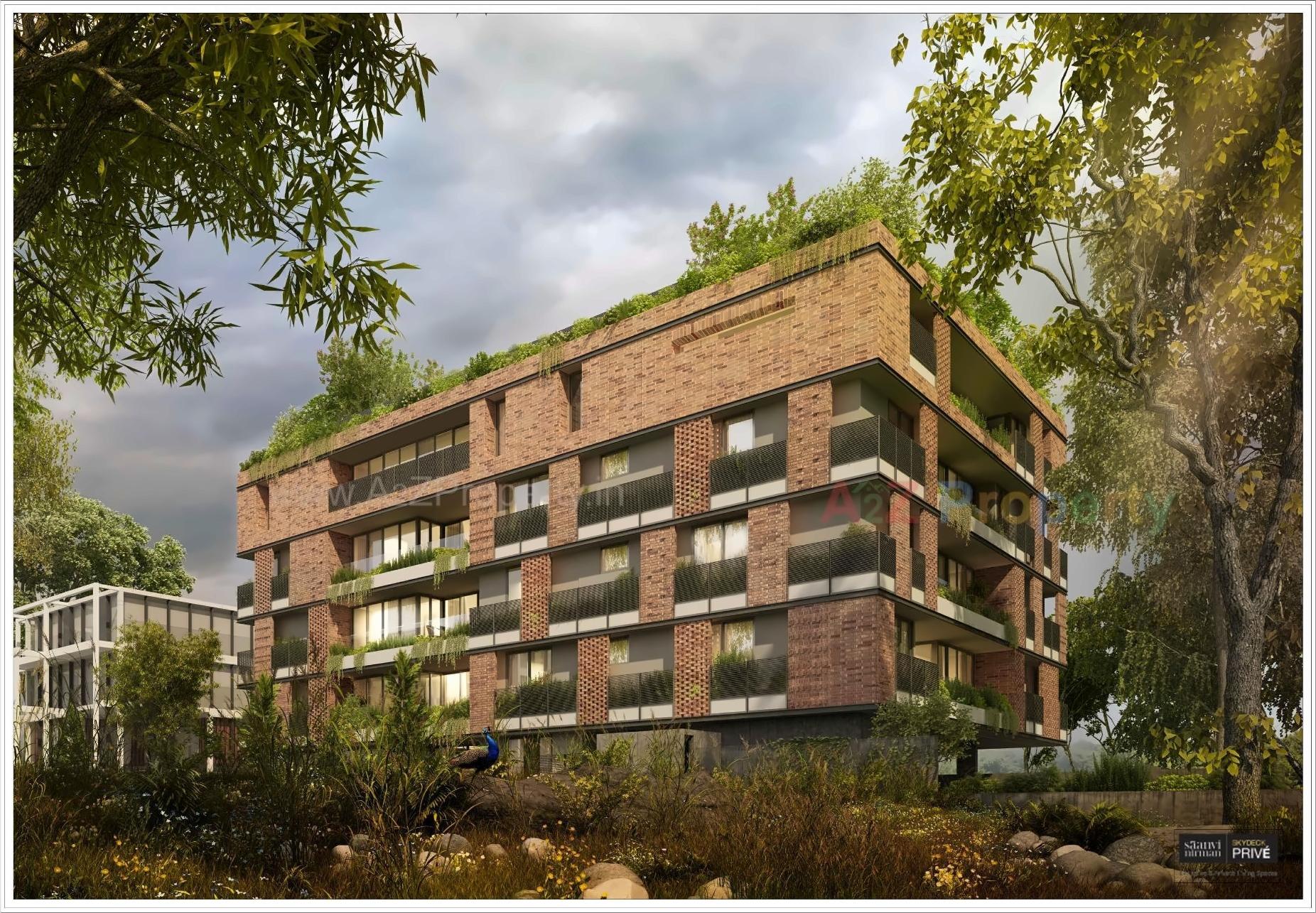 3D Elevation of real estate project Skydeck Prive located at Jodhpur, Ahmedabad, Gujarat