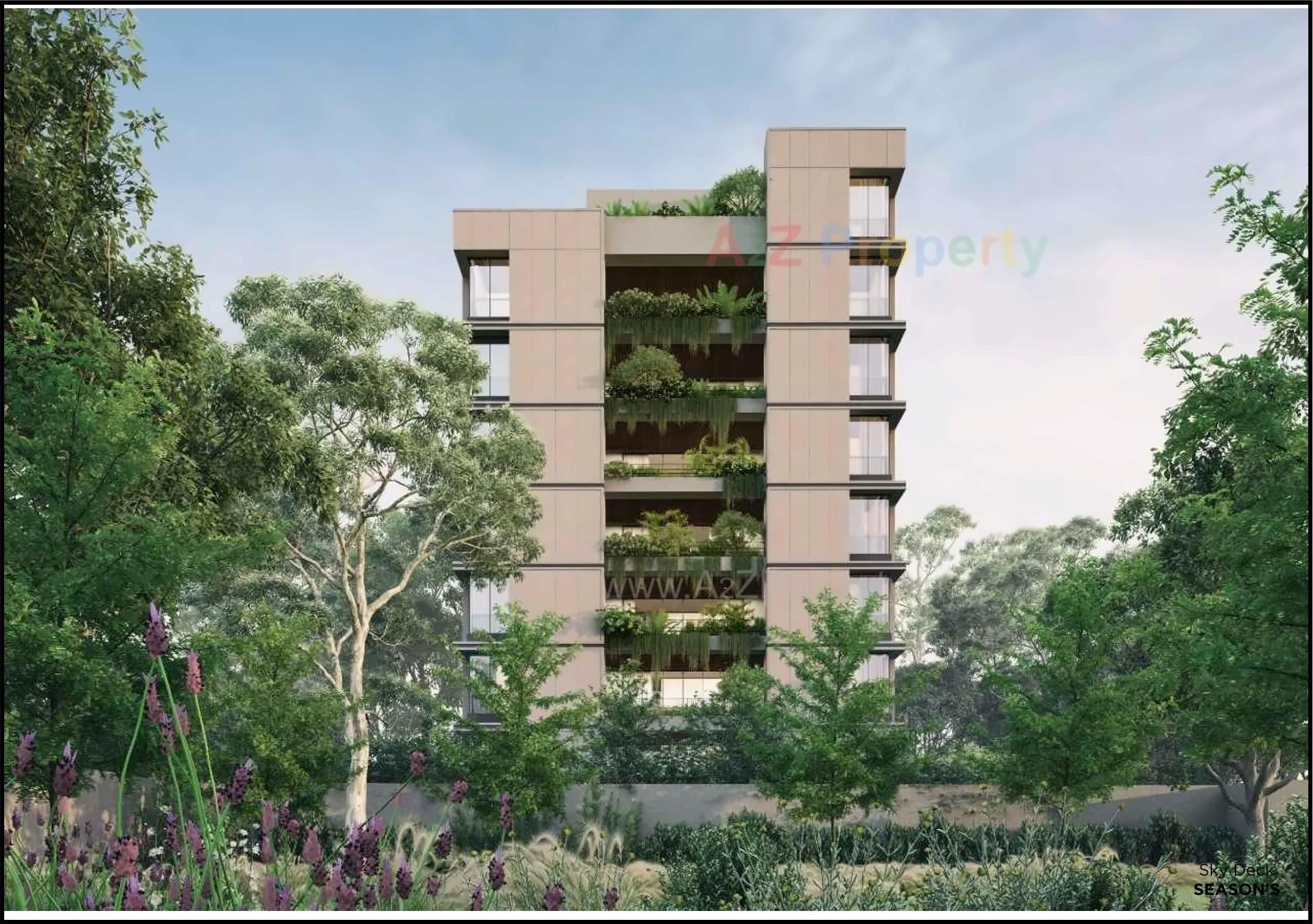 3D Elevation of real estate project Skydeck Seasons located at Ahmedabad, Ahmedabad, Gujarat