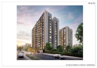 Elevation of real estate project Skydeck Serene located at Ghodhavi, Ahmedabad, Gujarat