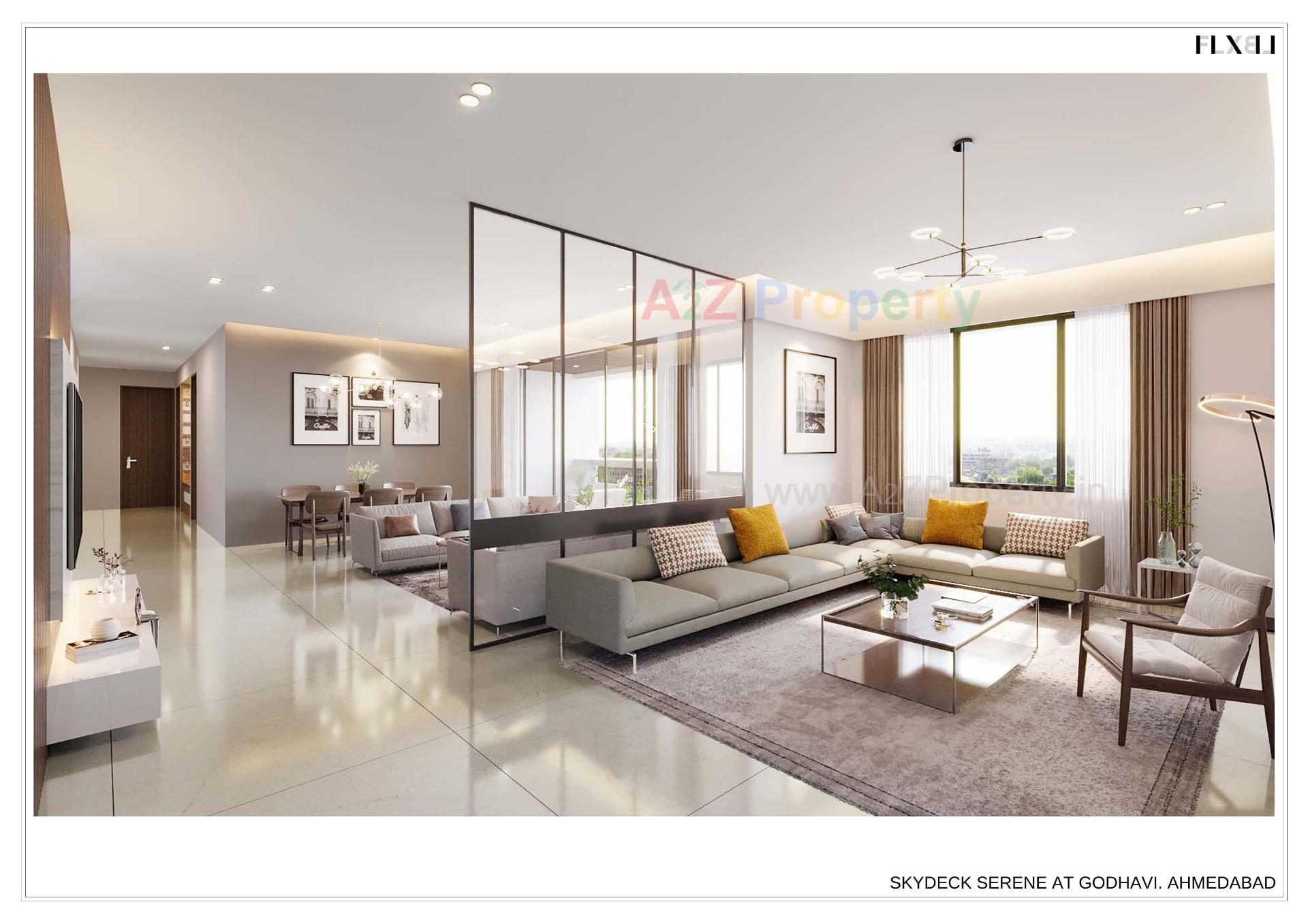 3D Elevation of real estate project Skydeck Serene located at Ghodhavi, Ahmedabad, Gujarat