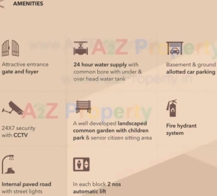 Amenities of Skylark Appartment