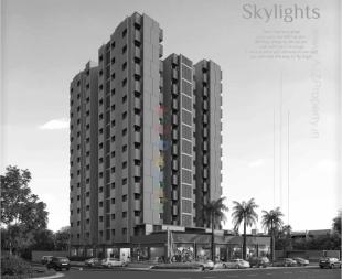 Elevation of real estate project Skylights located at Ambli, Ahmedabad, Gujarat
