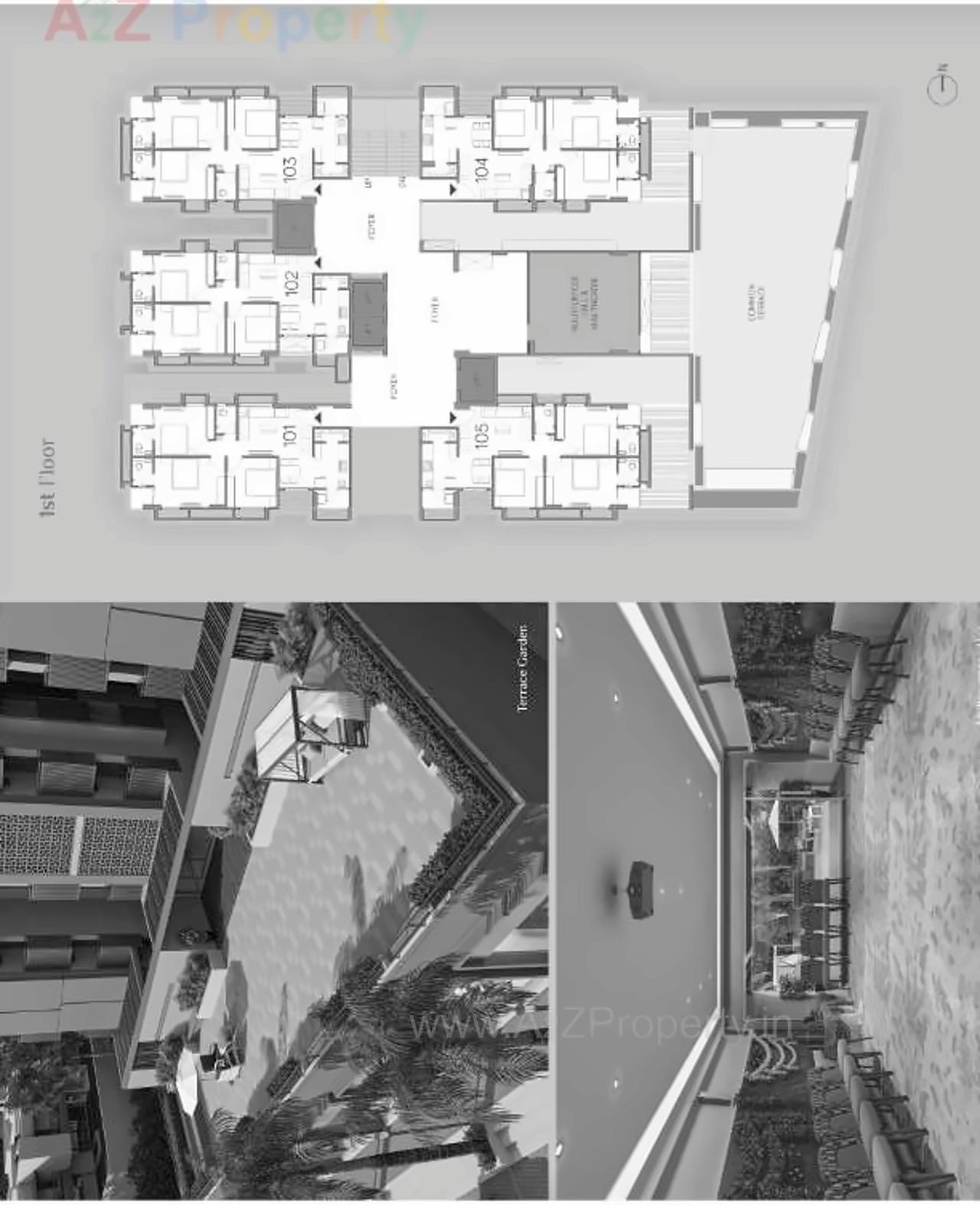 Layout of real estate project Skylights located at Ambli, Ahmedabad, Gujarat
