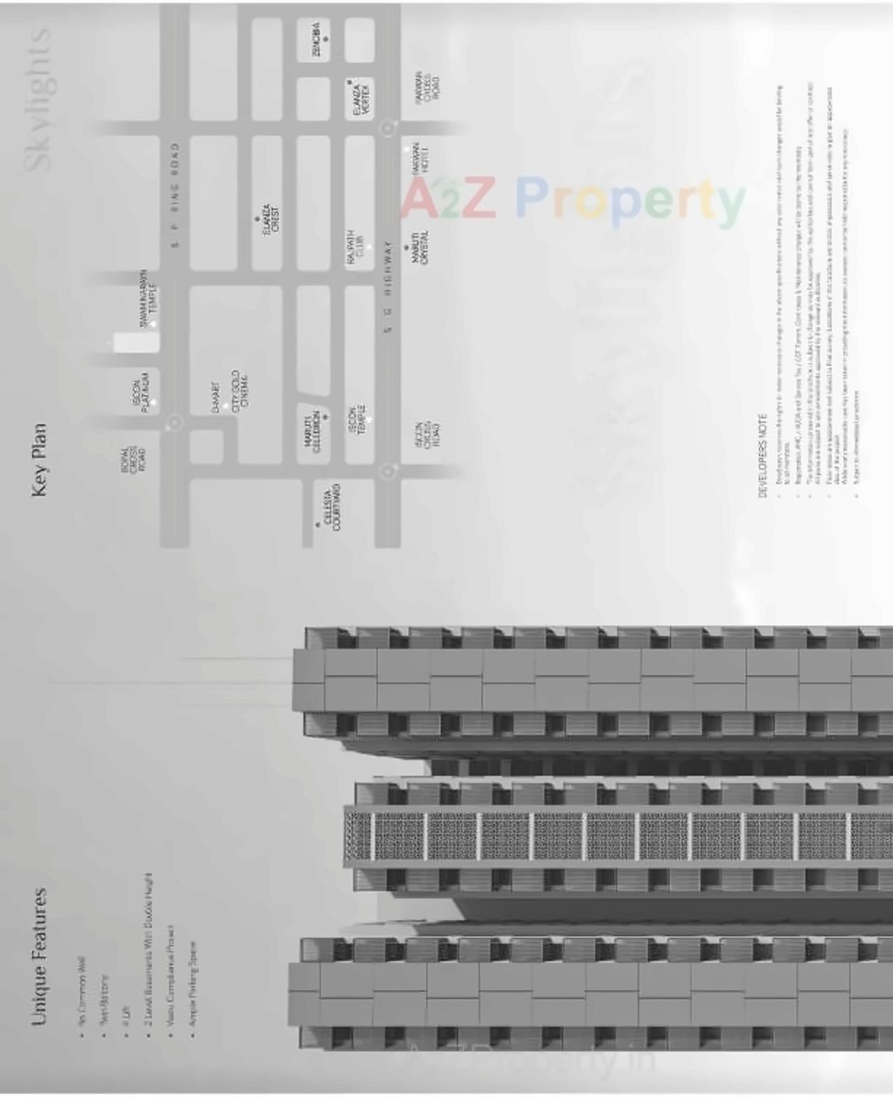  of real estate project Skylights located at Ambli, Ahmedabad, Gujarat