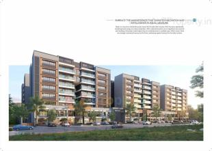 Elevation of real estate project Skylon located at Gota, Ahmedabad, Gujarat