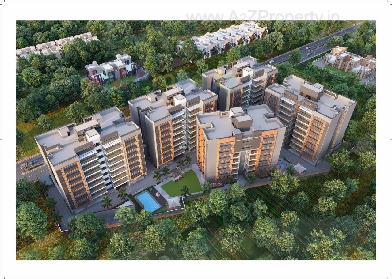 3D Elevation of real estate project Skylon located at Gota, Ahmedabad, Gujarat