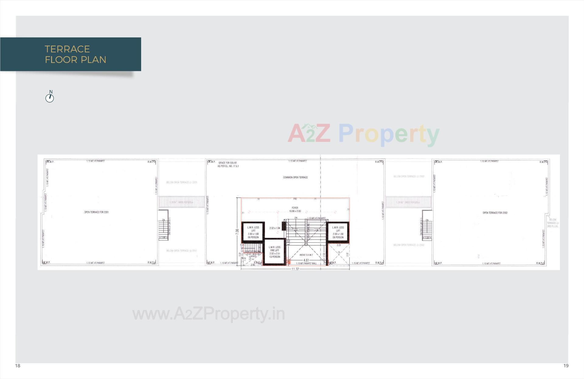 Layout of real estate project Skyros located at Bodakdev, Ahmedabad, Gujarat