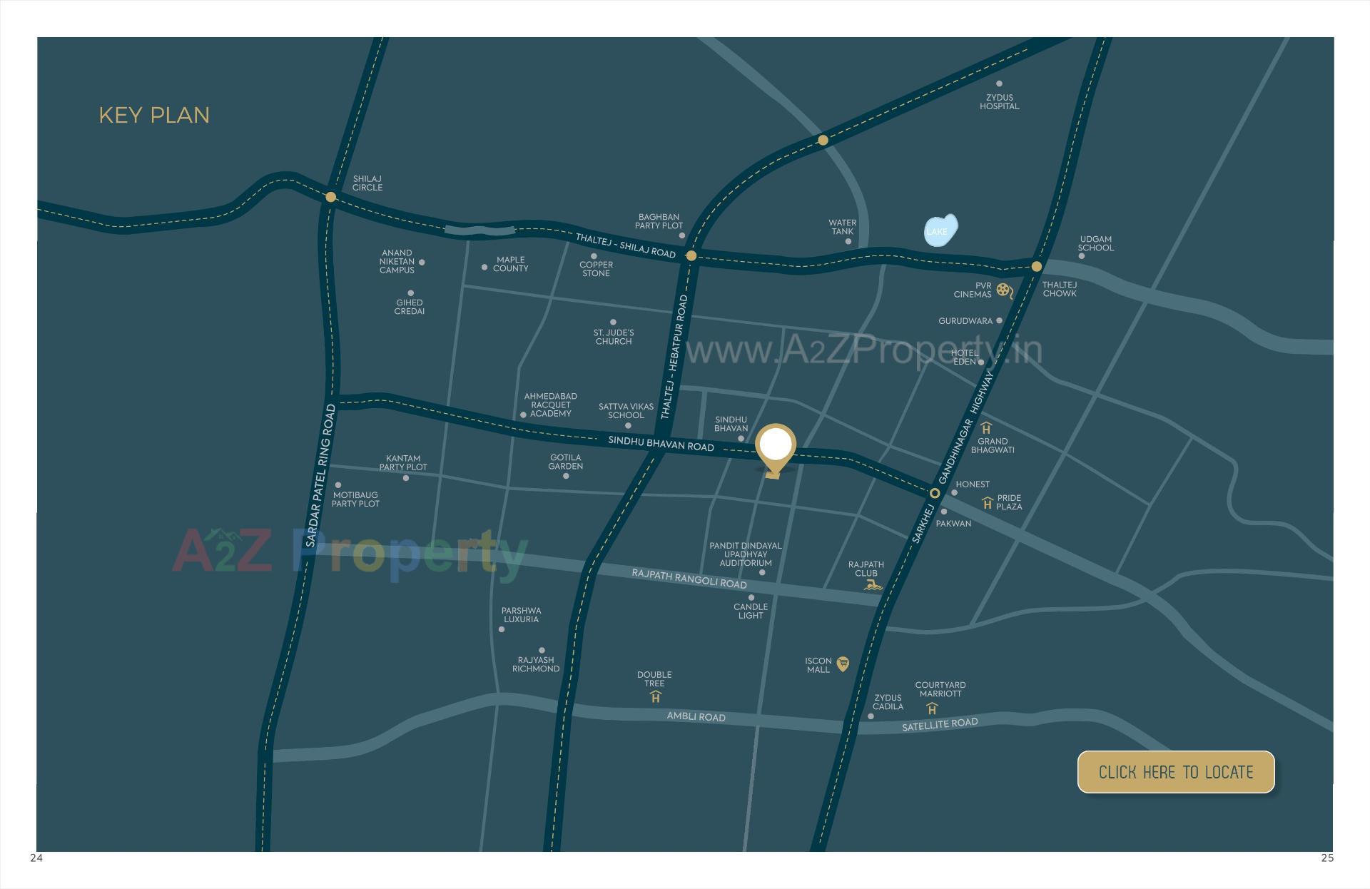  of real estate project Skyros located at Bodakdev, Ahmedabad, Gujarat