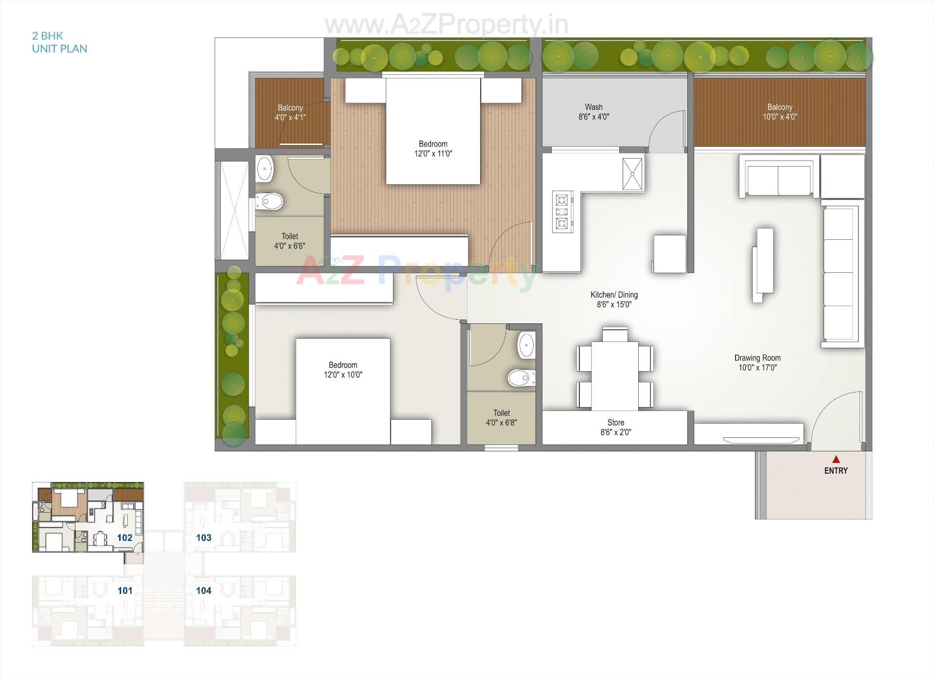 Layout of real estate project Skyview located at Vastral, Ahmedabad, Gujarat