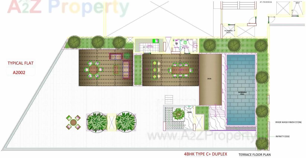Layout of real estate project Skyville located at Ahmedabad, Ahmedabad, Gujarat