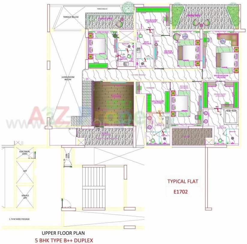Layout of real estate project Skyville located at Ahmedabad, Ahmedabad, Gujarat