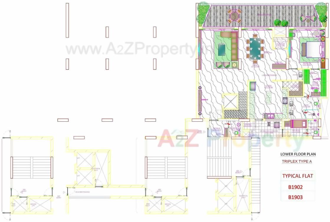 Layout of real estate project Skyville located at Ahmedabad, Ahmedabad, Gujarat