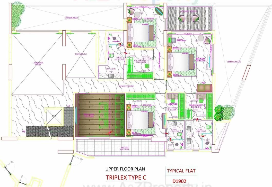 Layout of real estate project Skyville located at Ahmedabad, Ahmedabad, Gujarat