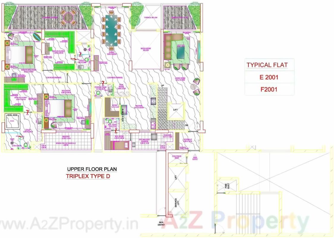 Layout of real estate project Skyville located at Ahmedabad, Ahmedabad, Gujarat