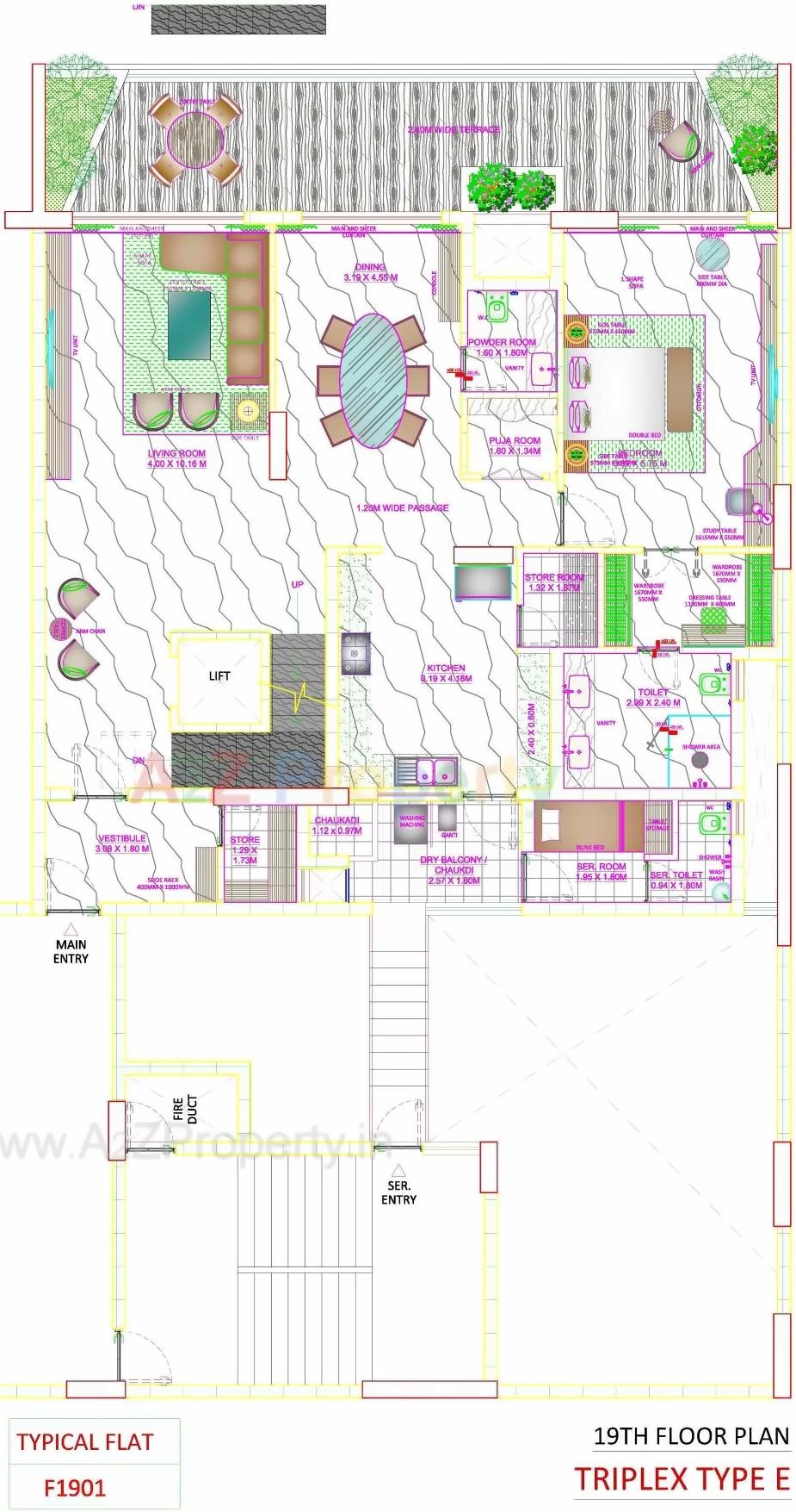 Layout of real estate project Skyville located at Ahmedabad, Ahmedabad, Gujarat