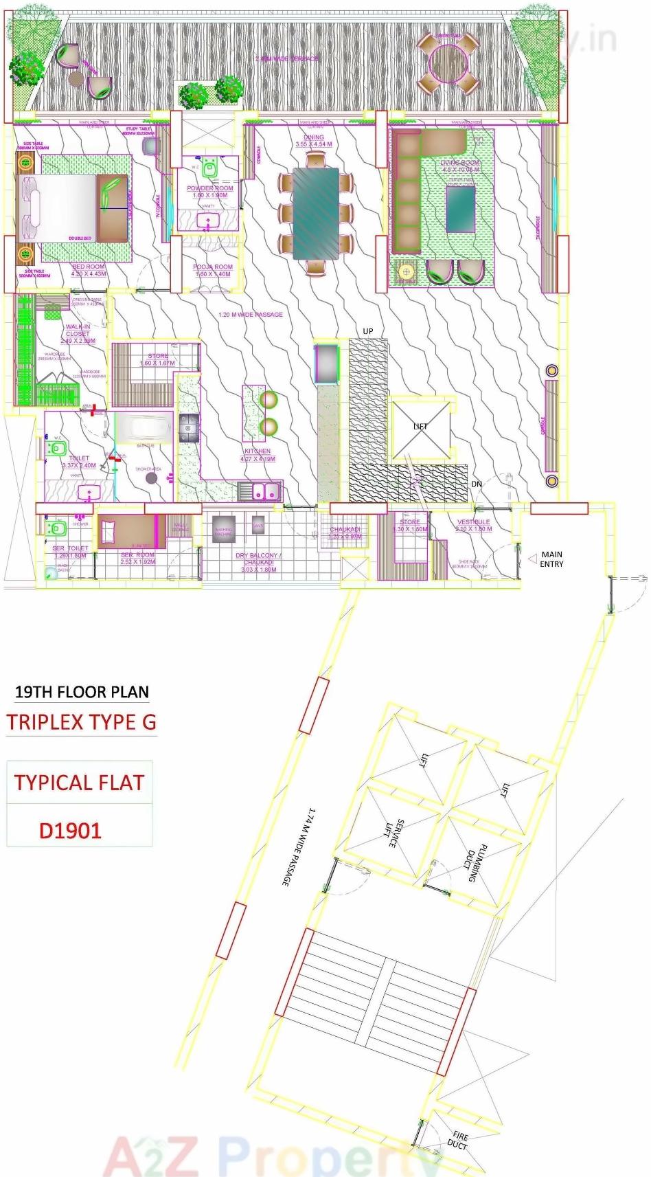 Layout of real estate project Skyville located at Ahmedabad, Ahmedabad, Gujarat