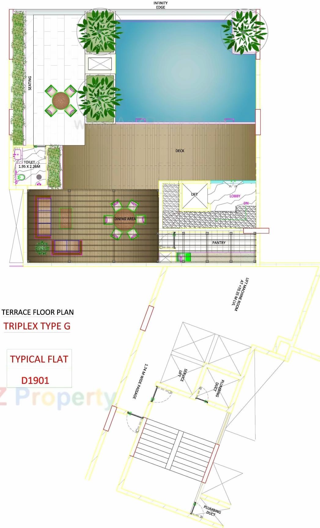 Layout of real estate project Skyville located at Ahmedabad, Ahmedabad, Gujarat