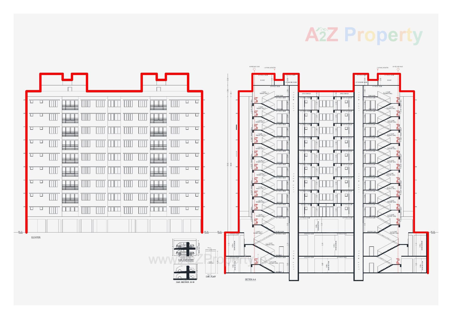  of real estate project Skyvue 1 located at Vejalpur, Ahmedabad, Gujarat