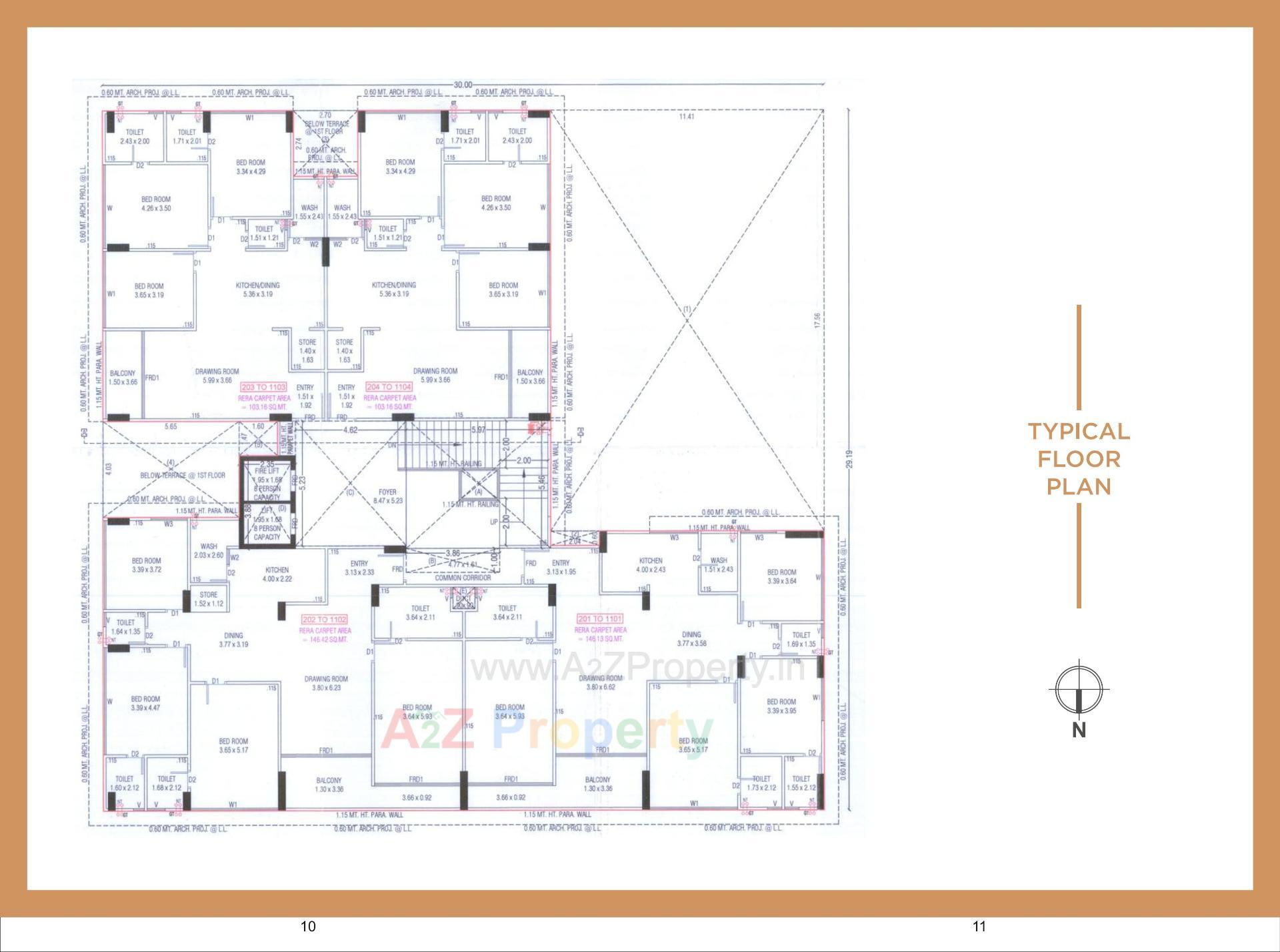 Layout of real estate project Skywalk Arena located at Chharodi, Ahmedabad, Gujarat