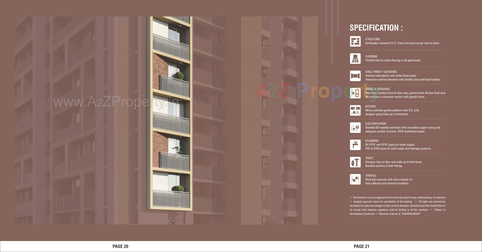  of real estate project Skywalk Suyash located at Chenpur, Ahmedabad, Gujarat