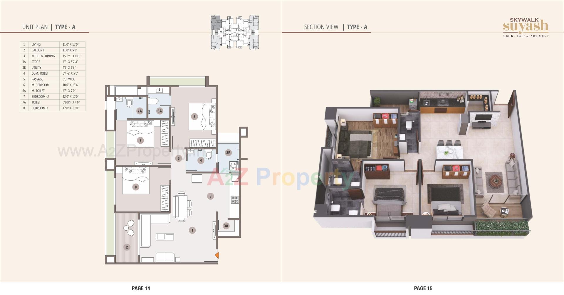 Layout of real estate project Skywalk Suyash located at Chenpur, Ahmedabad, Gujarat